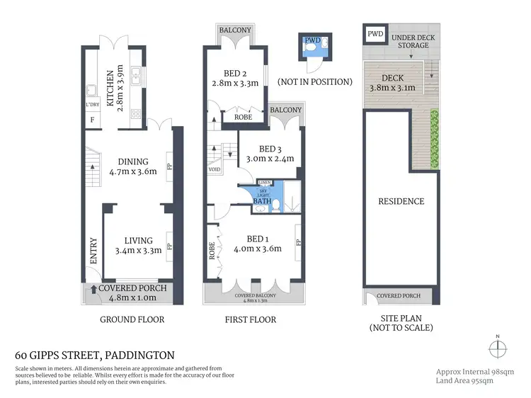 Floorplan of Homely house listing, 60 Gipps Street, Paddington NSW 2021