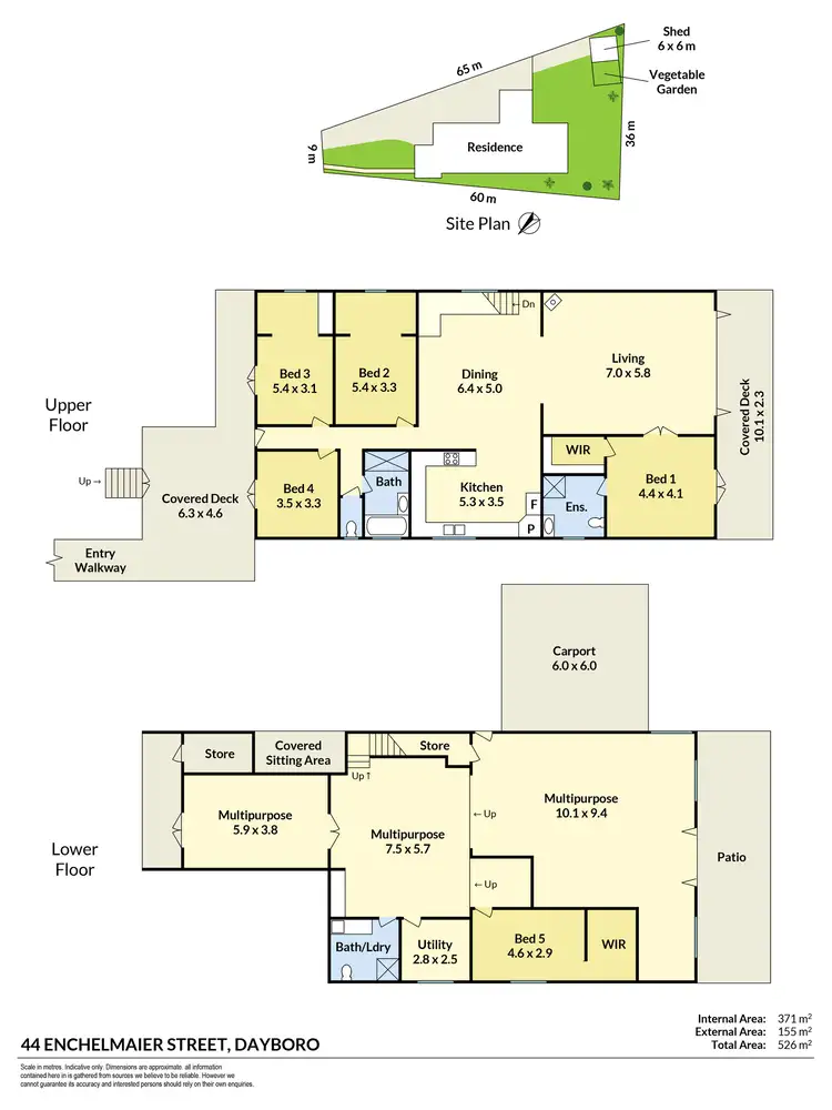 Floorplan of Homely house listing, 44 Enchelmaier Street, Dayboro QLD 4521