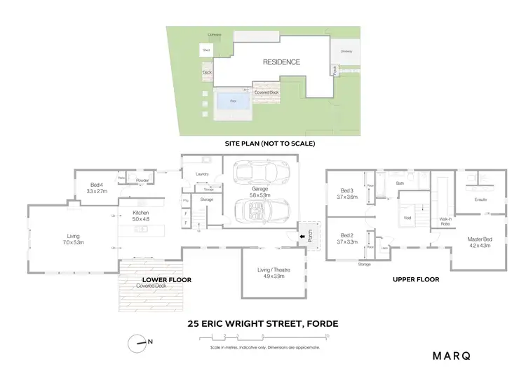 Floorplan of Homely house listing, 25 Eric Wright Street, Forde ACT 2914