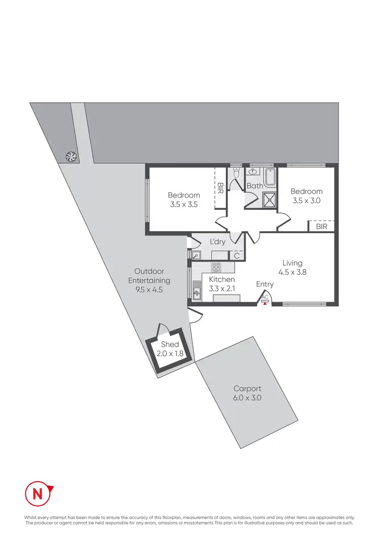 Floorplan of Homely house listing, 4/18 Hafey Crescent, Hoppers Crossing VIC 3029