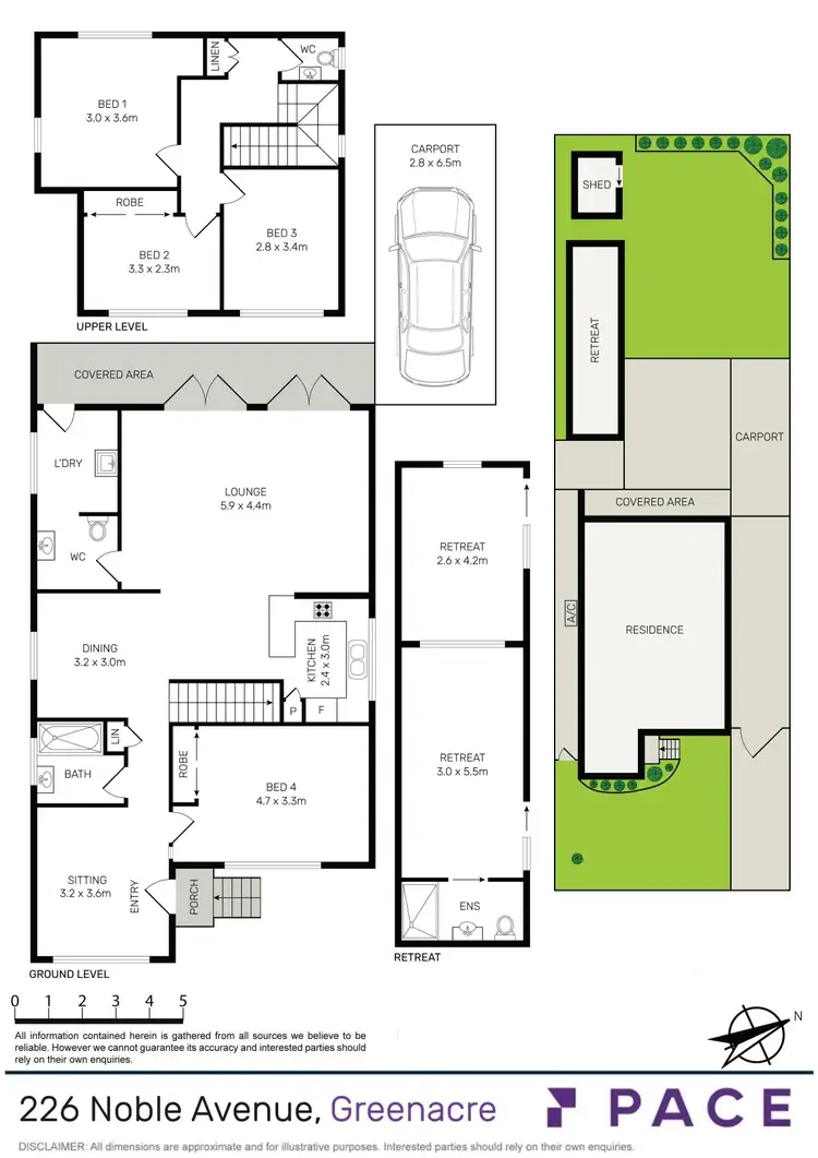Floorplan of Homely house listing, 226 Noble Avenue, Greenacre NSW 2190
