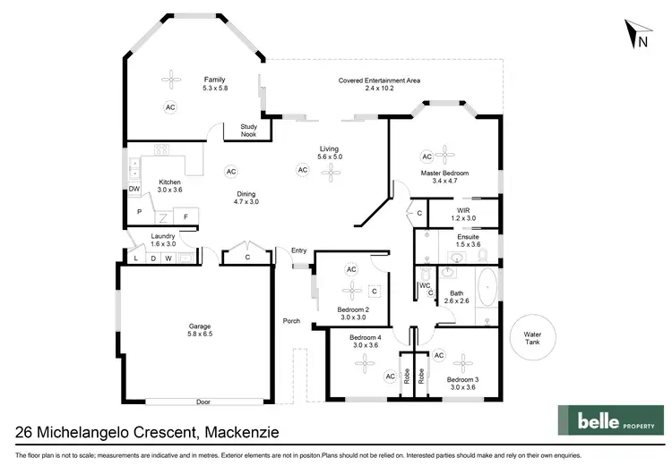 Floorplan of Homely house listing, 26 Michelangelo Crescent, Mackenzie QLD 4156