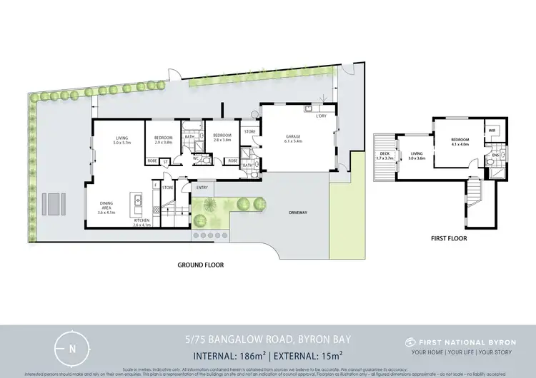 Floorplan of Homely house listing, 5/75 Bangalow Road, Byron Bay NSW 2481