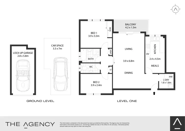 Floorplan of Homely apartment listing, 4/1 Rokeby Road, Abbotsford NSW 2046