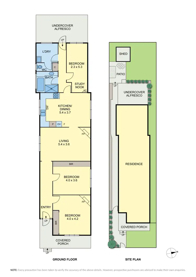 Floorplan of Homely house listing, 18 Bloom Street, Moonee Ponds VIC 3039