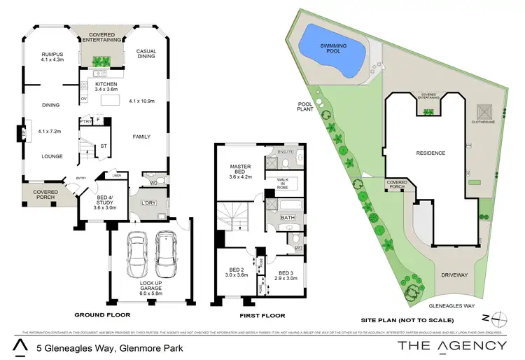 Floorplan of Homely house listing, 5 Gleneagles Way, Glenmore Park NSW 2745