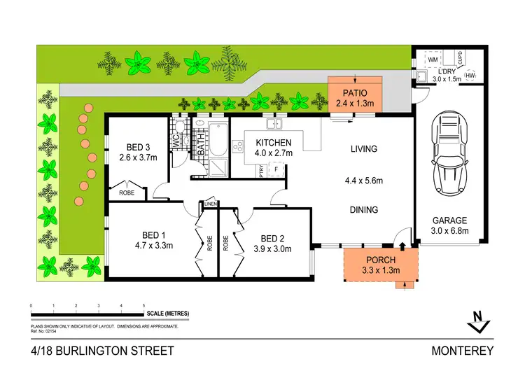 Floorplan of Homely villa listing, 4/18 Burlington Street, Monterey NSW 2217