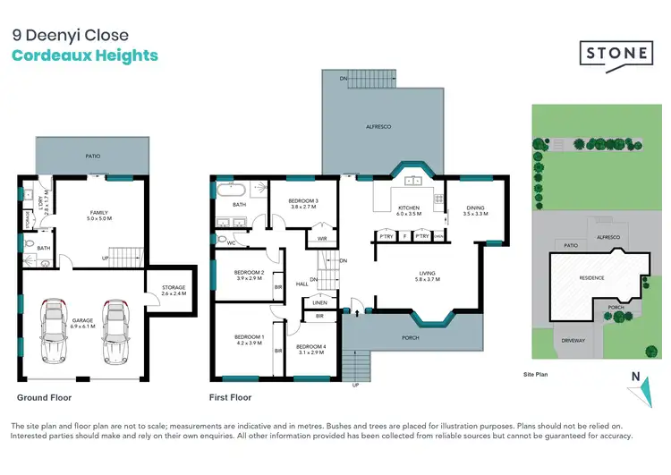 Floorplan of Homely house listing, 9 Deenyi Close, Cordeaux Heights NSW 2526