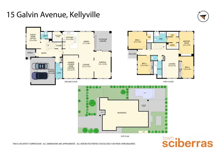 Floorplan of Homely house listing, 15 Galvin Avenue, Kellyville NSW 2155
