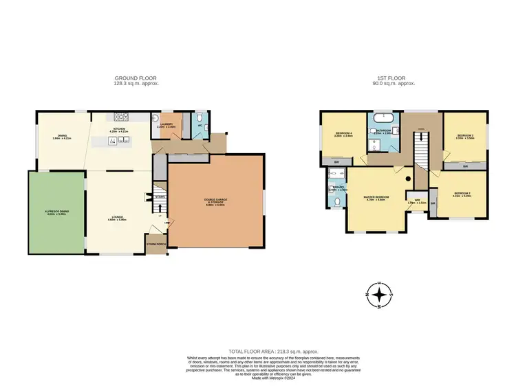 Floorplan of Homely semi-detached listing, 1/15 O'Mara Place, Jamberoo NSW 2533