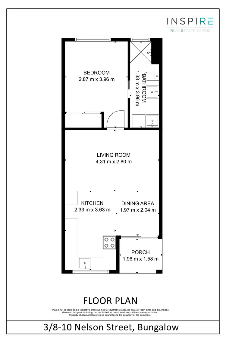 Floorplan of Homely unit listing, 3/8-10 Nelson Street, Bungalow QLD 4870