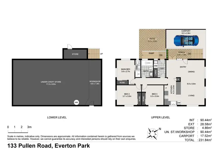 Floorplan of Homely house listing, 133 Pullen Road, Everton Park QLD 4053