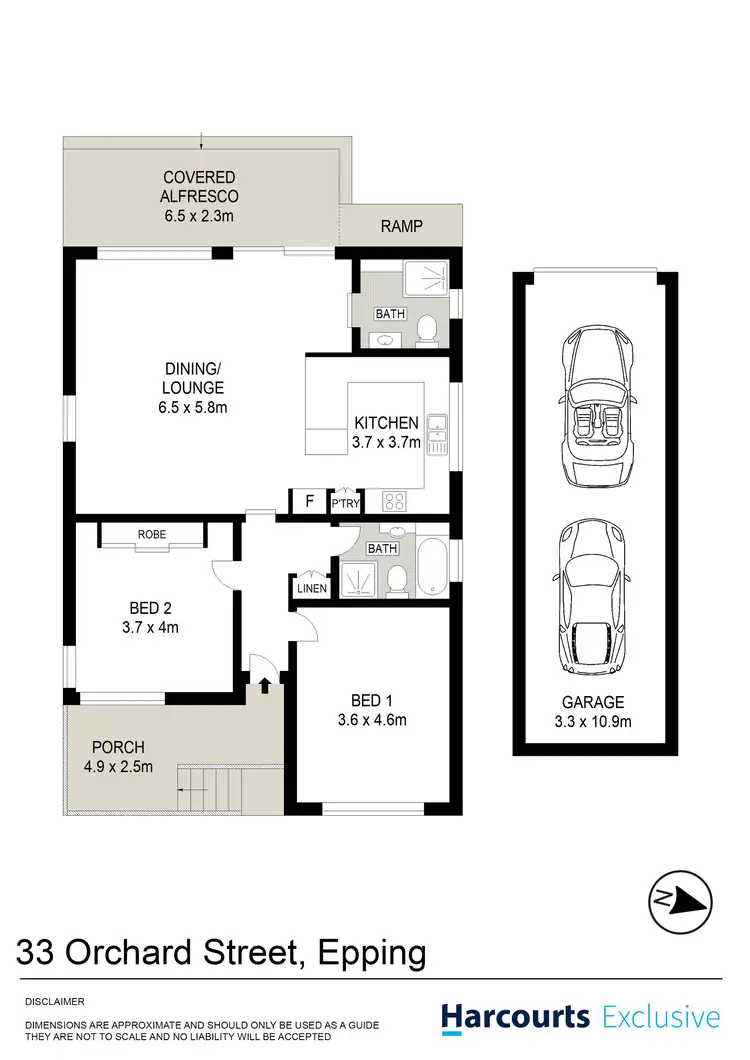 Floorplan of Homely house listing, 33 Orchard Street, Epping NSW 2121