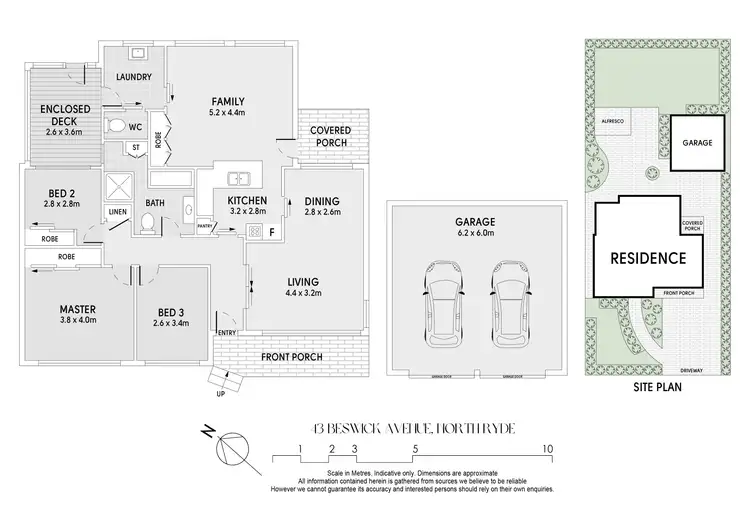 Floorplan of Homely house listing, 43 Beswick Avenue, North Ryde NSW 2113