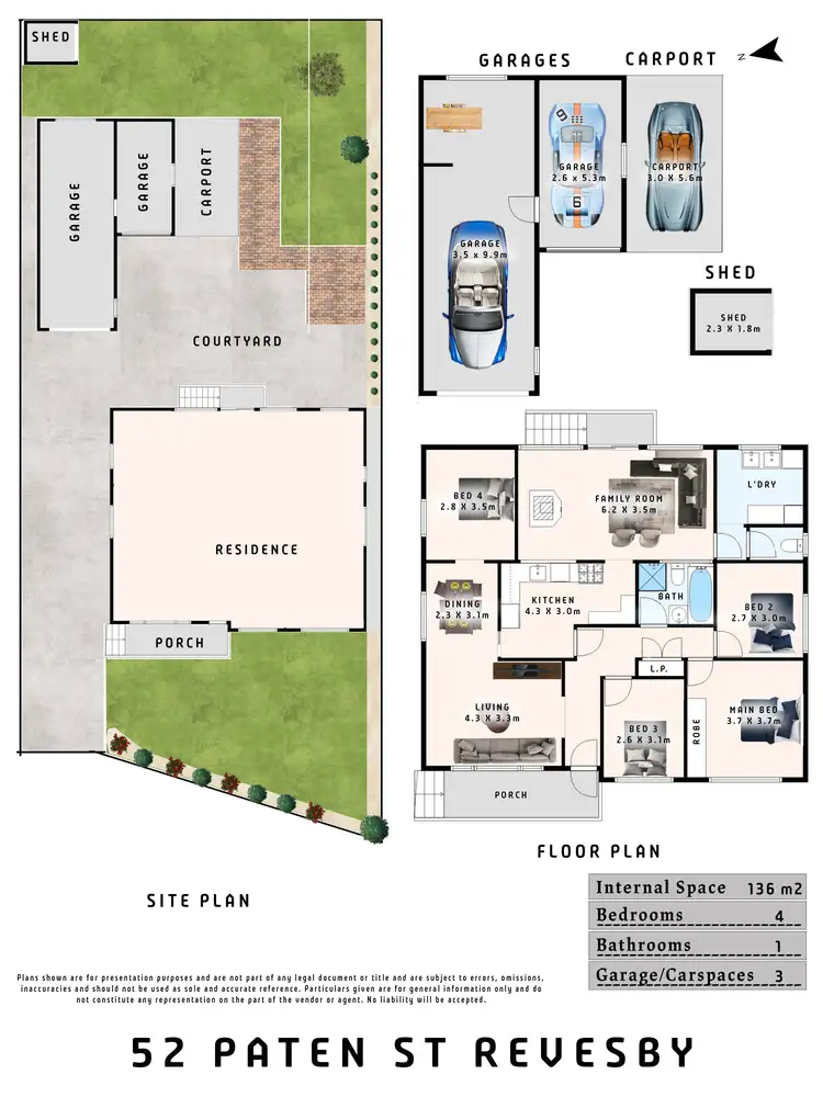 Floorplan of Homely house listing, 52 Paten Street, Revesby NSW 2212