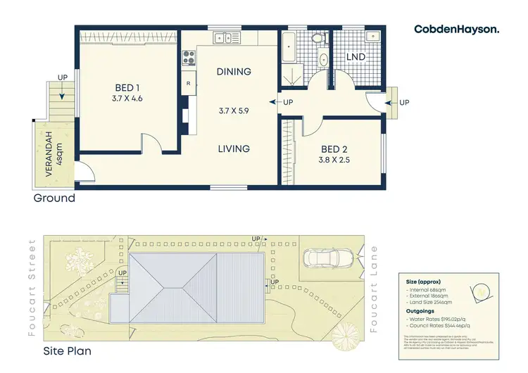 Floorplan of Homely house listing, 12 Foucart Street, Rozelle NSW 2039
