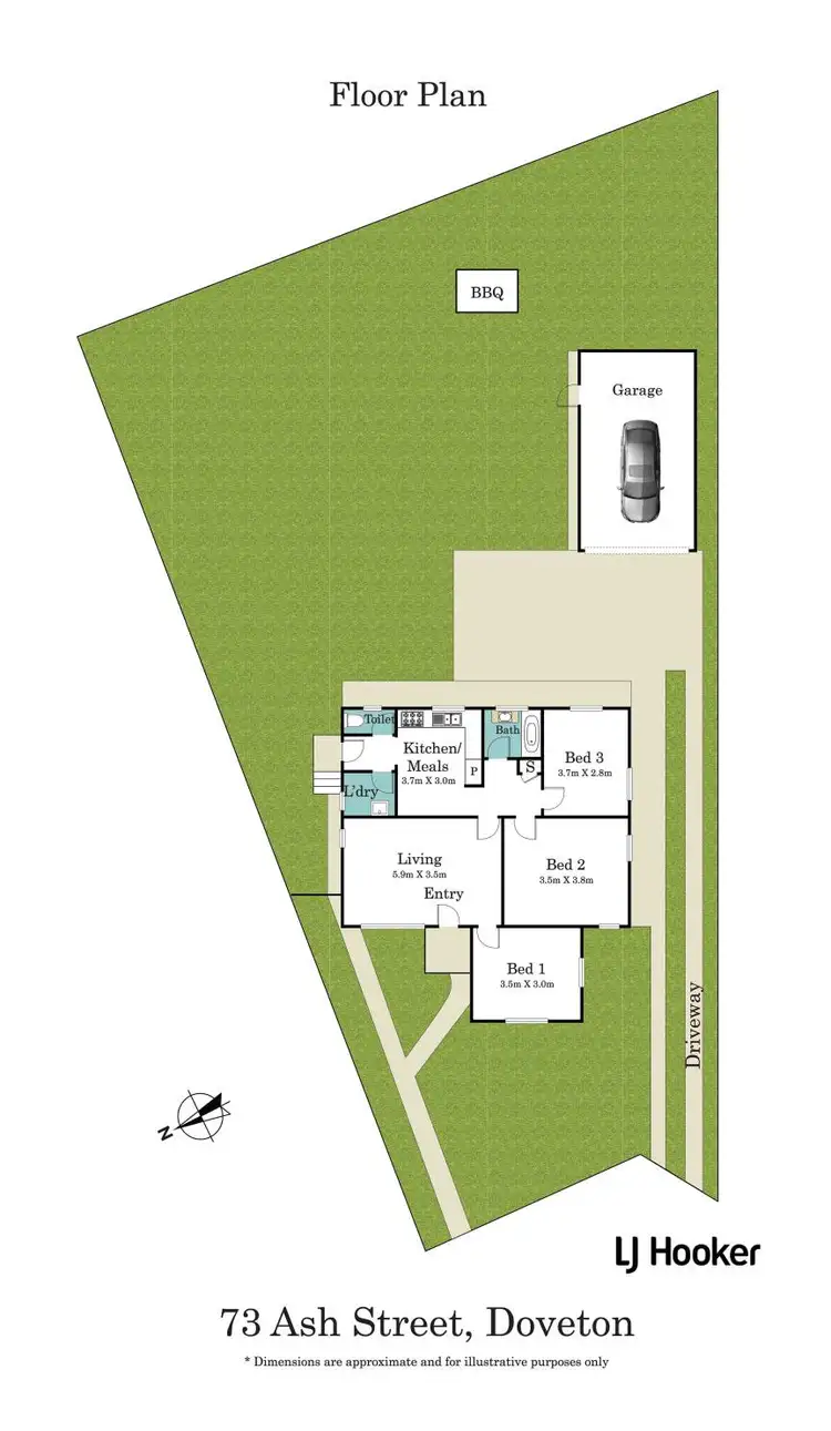 Floorplan of Homely house listing, 73 Ash Street, Doveton VIC 3177