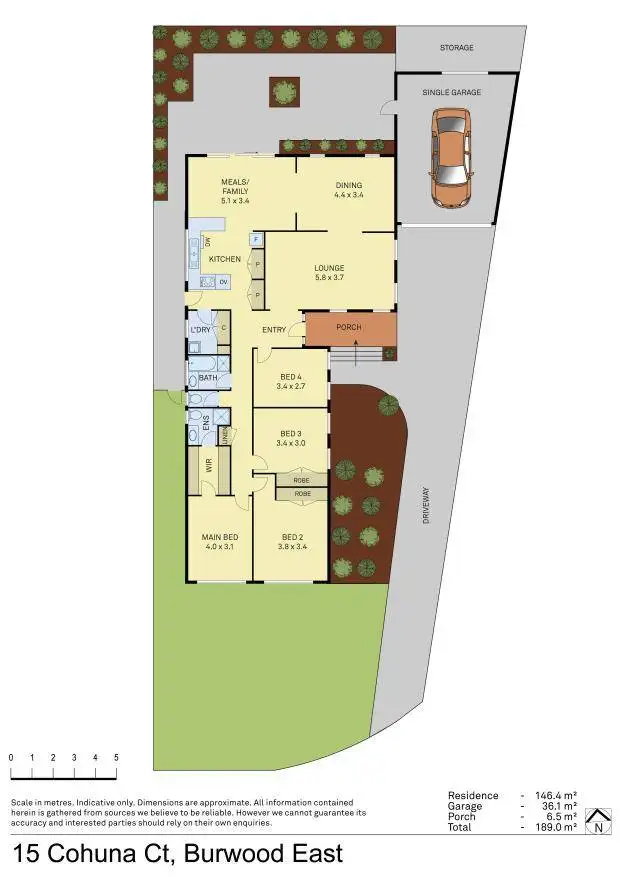 Floorplan of Homely house listing, 15 Cohuna Court, Burwood East VIC 3151