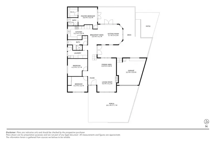 Floorplan of Homely house listing, 51 Pindari Crescent, Karabar NSW 2620
