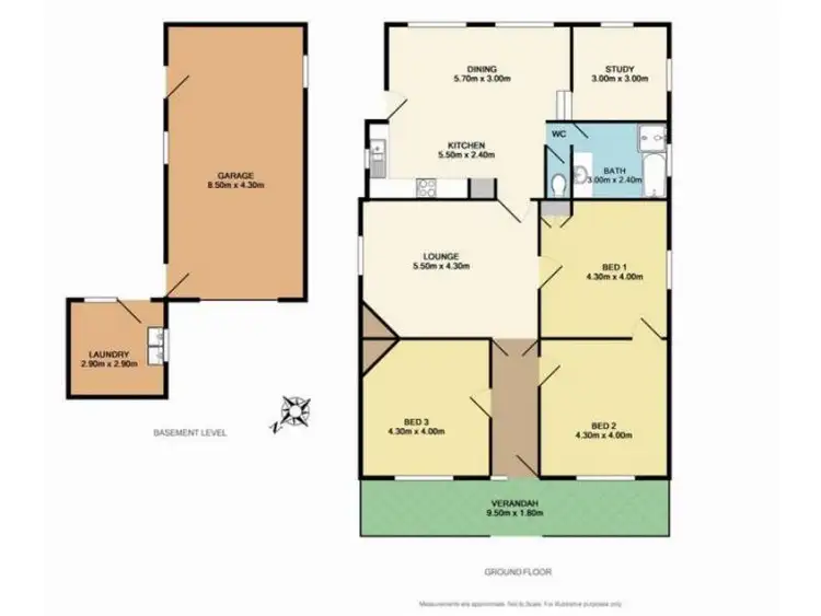 Floorplan of Homely house listing, 65 Carrington Street, Mayfield NSW 2304