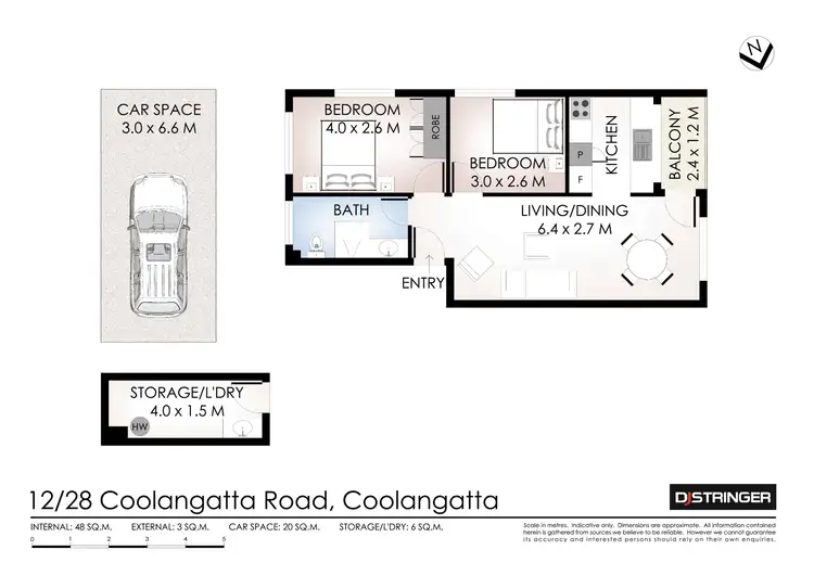 Floorplan of Homely unit listing, 12/28 Coolangatta Road, Kirra QLD 4225