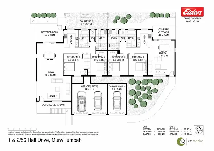 Floorplan of Homely semi-detached listing, 56 Hall Drive, Murwillumbah NSW 2484