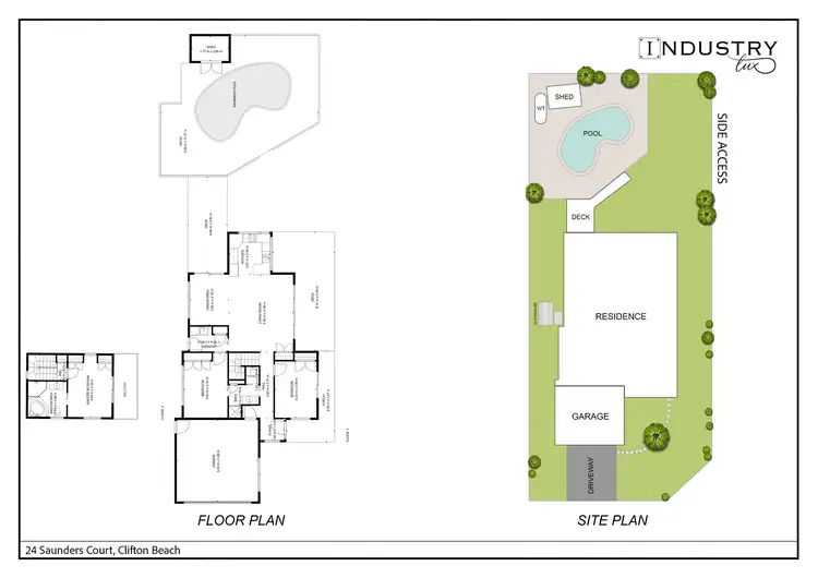 Floorplan of Homely house listing, 2 Saunders Court, Clifton Beach QLD 4879