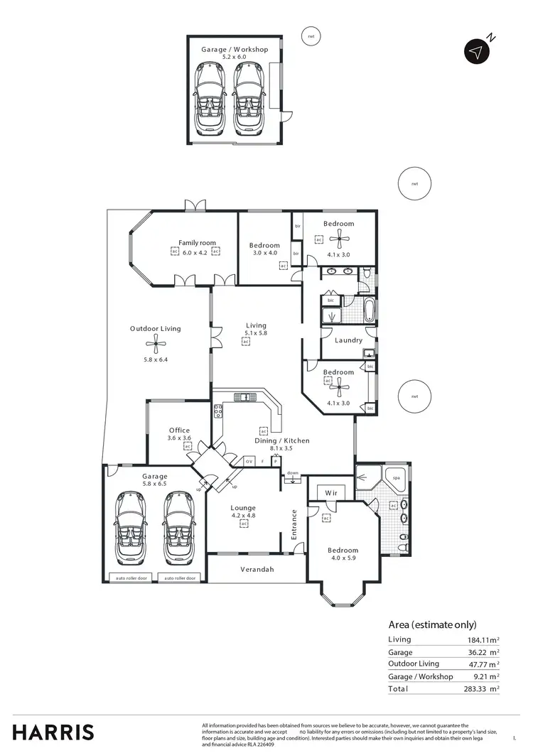 Floorplan of Homely house listing, 3 Richman Court, Craigburn Farm SA 5051