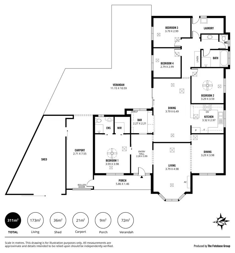Floorplan of Homely house listing, 3 Candlebark Court, Craigmore SA 5114