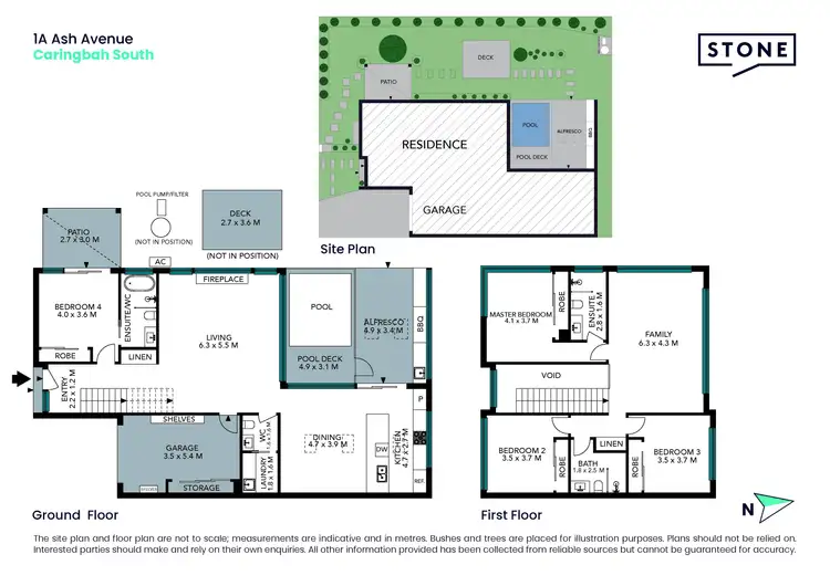 Floorplan of Homely semi-detached listing, 1A Ash Avenue, Caringbah South NSW 2229