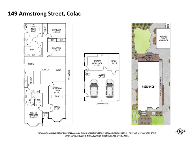 Floorplan of Homely house listing, 149 Armstrong Street, Colac VIC 3250