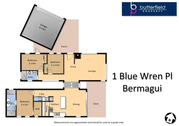 Floorplan of Homely house listing, 1 Blue Wren Place, Bermagui NSW 2546
