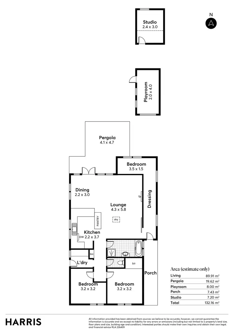 Floorplan of Homely house listing, 13 Osterley Avenue, Bridgewater SA 5155