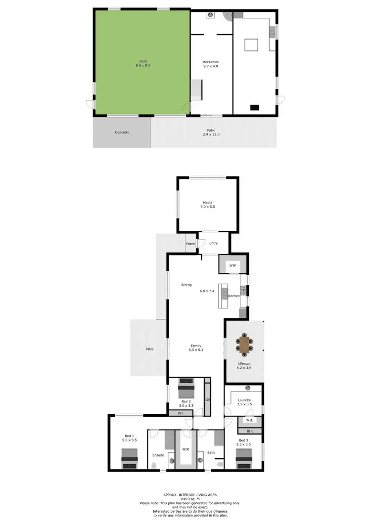 Floorplan of Homely house listing, 15 Damson Court, Jindera NSW 2642