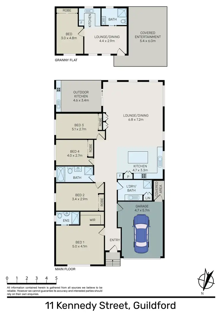 Floorplan of Homely house listing, 11 Kennedy Street, Guildford NSW 2161