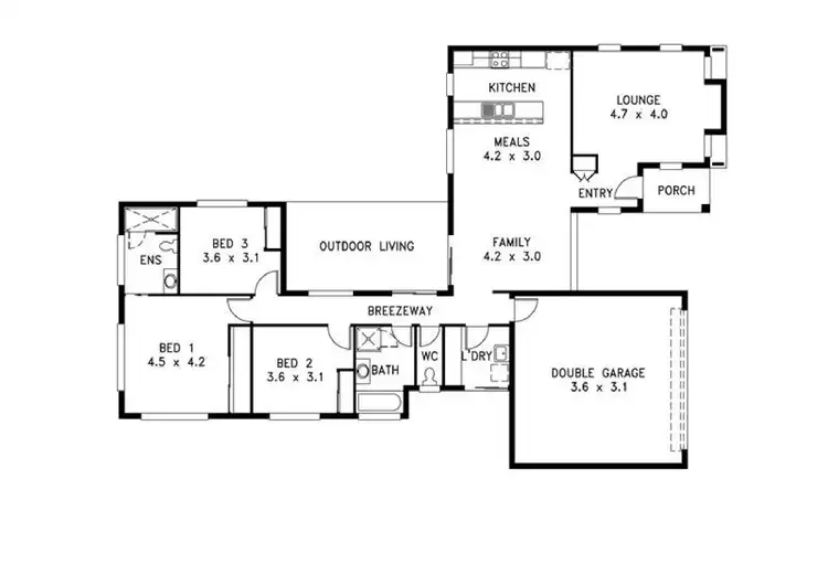 Floorplan of Homely house listing, Address available on request