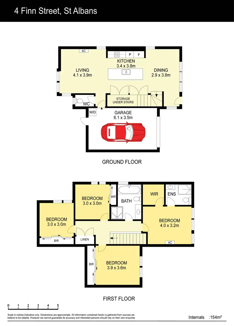 Floorplan of Homely townhouse listing, 4 Finn Street, St Albans VIC 3021