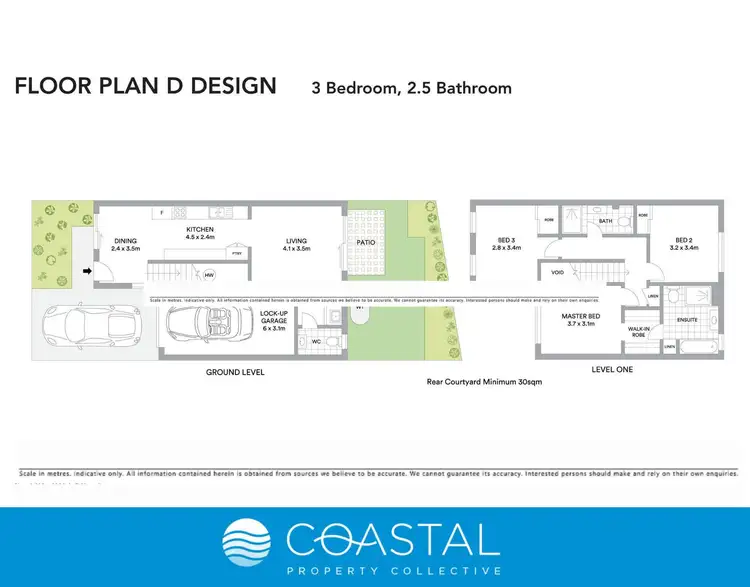 Floorplan of Homely townhouse listing, 5/14 Lorikeet Drive, Tweed Heads South NSW 2486
