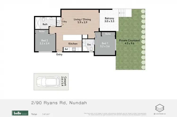 Floorplan of Homely apartment listing, 2/90 Ryans Road, Nundah QLD 4012