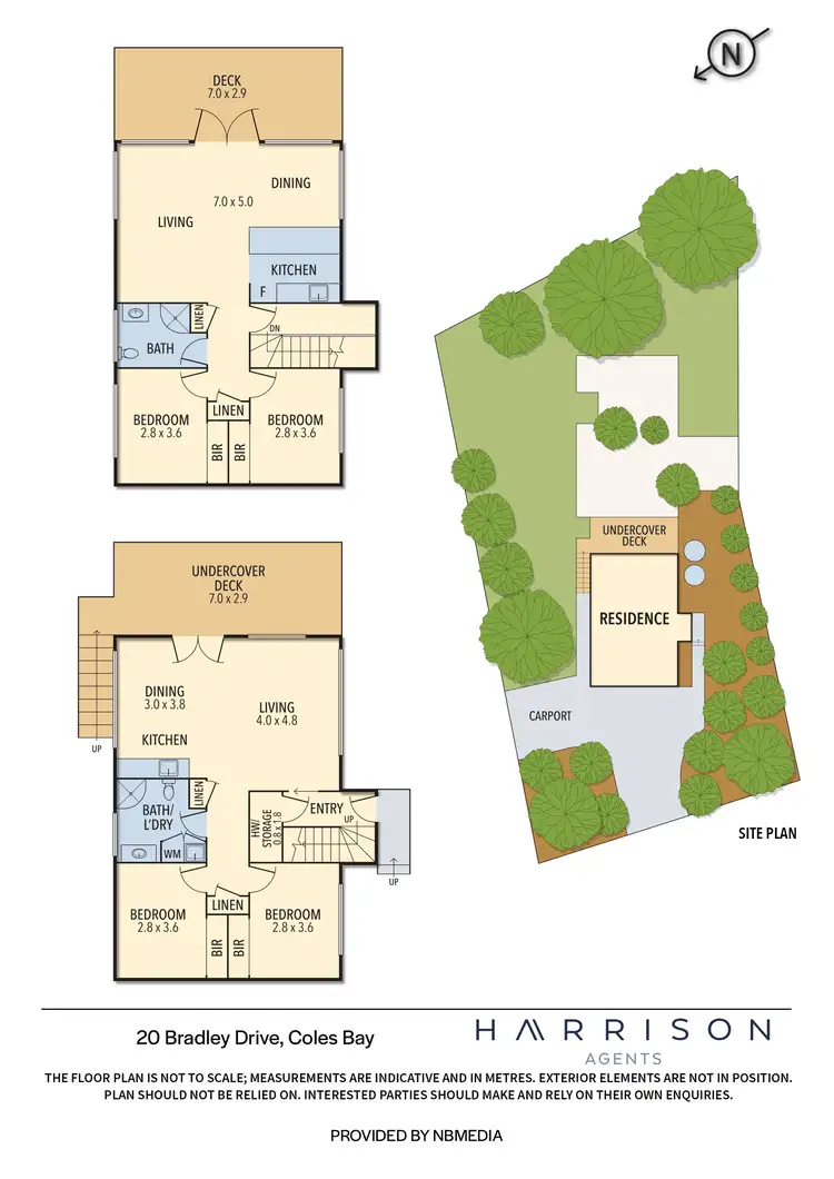 Floorplan of Homely house listing, 20 Bradley Drive, Coles Bay TAS 7215