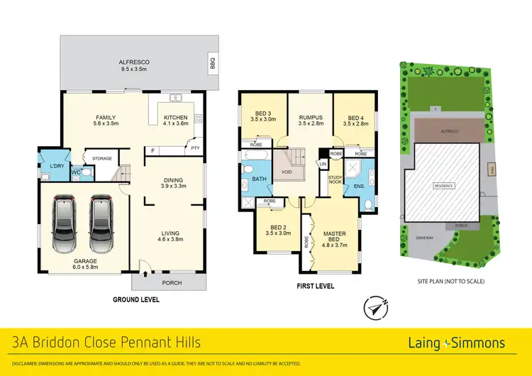 Floorplan of Homely house listing, 3a Briddon Close, Pennant Hills NSW 2120