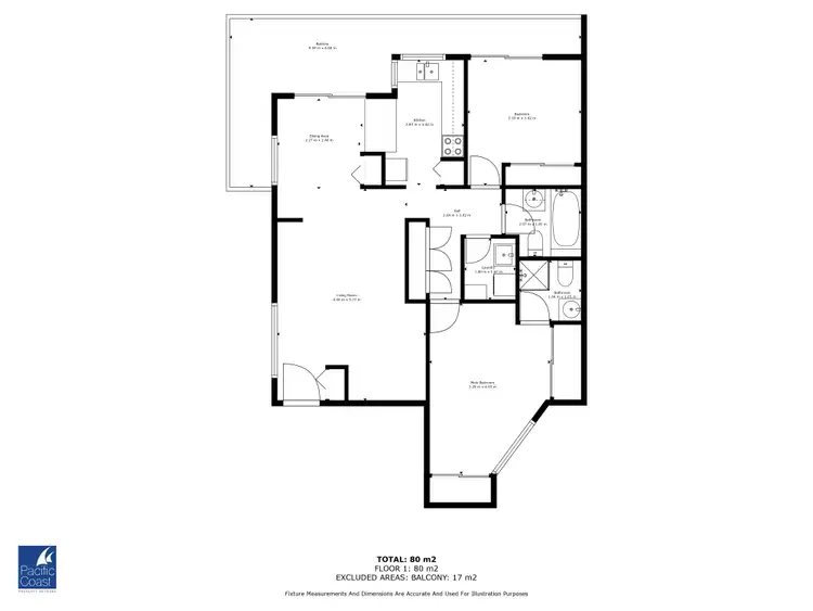 Floorplan of Homely unit listing, 7/34A Parkes Street, Tuncurry NSW 2428