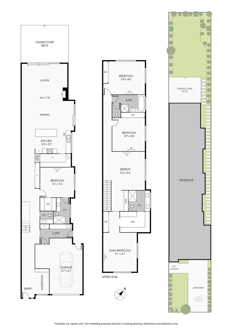 Floorplan of Homely townhouse listing, 17B Eulinga Avenue, Aspendale VIC 3195