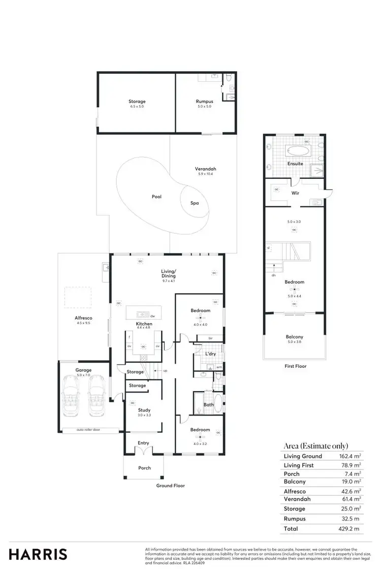 Floorplan of Homely house listing, 15 Park Street, Campbelltown SA 5074