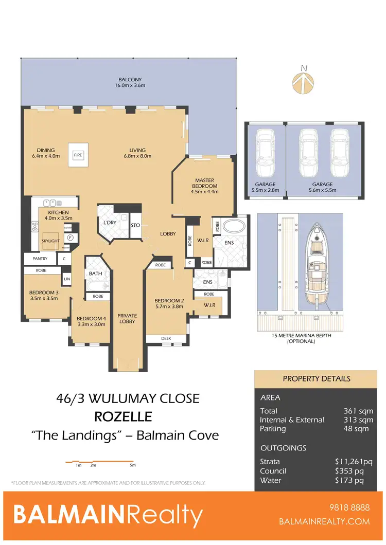 Floorplan of Homely apartment listing, 46/3 Wulumay Close, Rozelle NSW 2039