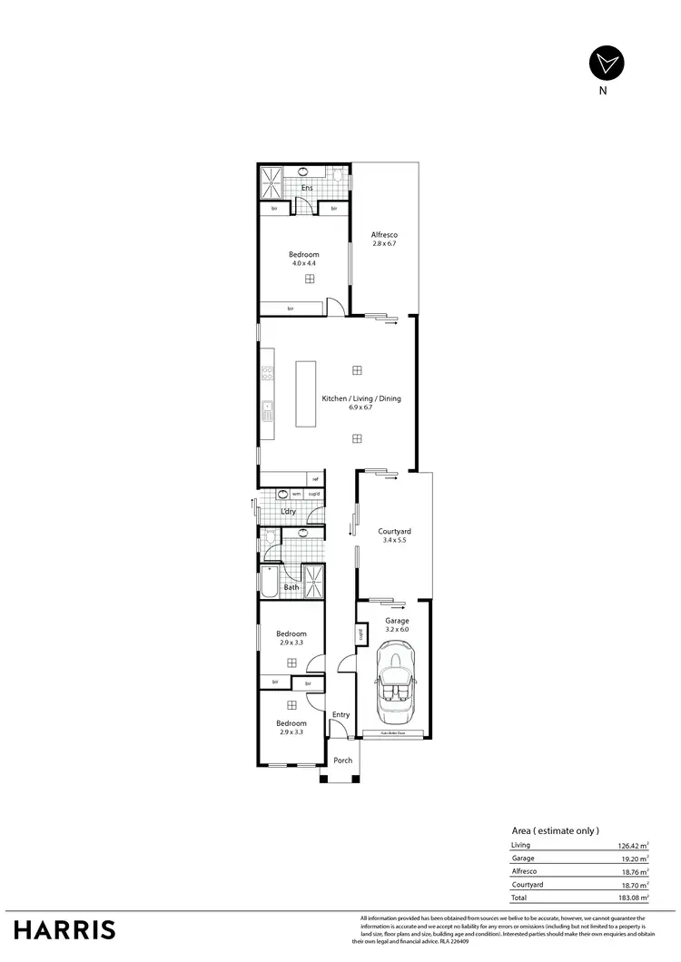 Floorplan of Homely house listing, 52a O'Neil Street, Panorama SA 5041