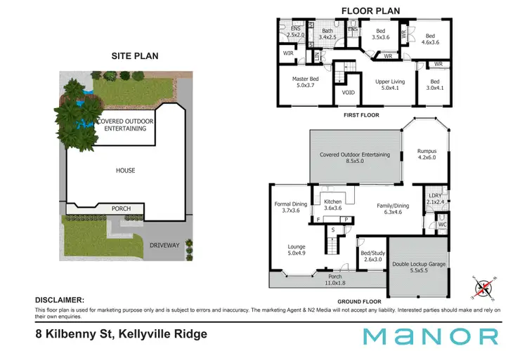 Floorplan of Homely house listing, 8 Kilbenny Street, Kellyville Ridge NSW 2155