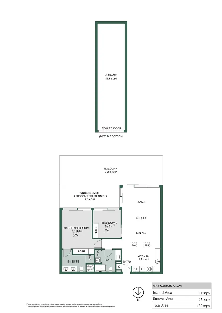 Floorplan of Homely apartment listing, 210/12-14 Wirra Drive, New Port SA 5015