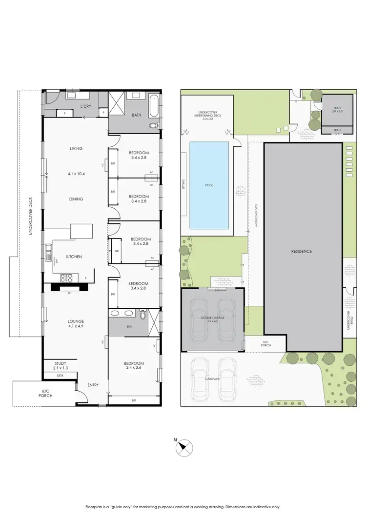 Floorplan of Homely house listing, 47 Larnook Crescent, Aspendale VIC 3195