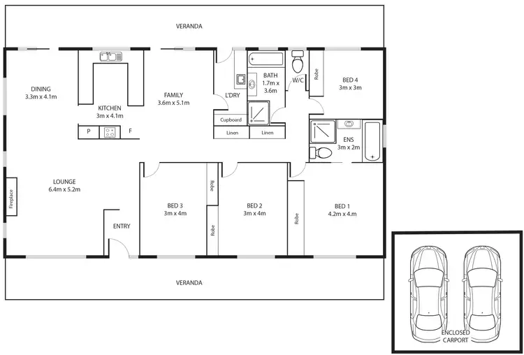 Floorplan of Homely house listing, 68A Castleton Crescent, Gowrie ACT 2904